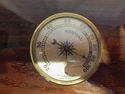 Glossed Wood 3 Weather Station Barometer Hygromete