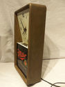 Vintage 1986 Miller Lite Beer Wall Bar Clock Light