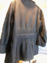 Vintage Wool US Navy 6 Button Pea Coat Warm Black 