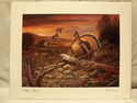 Beautiful 1998 Signed Animal Birds Litho by Ruane 