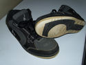 Black & Grey PreOwned 2009 Air Jordans Athletic Sk