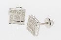 Sterling Silver Diamond Earrings (.15 cttw, I-J, I