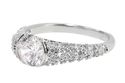 Sterling Silver 1.25ct Cubic Zirconia Ring 7mm Rou