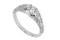 Sterling Silver 1.25ct Cubic Zirconia Ring 7mm Rou