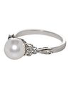 Pearl Ring Sterling Silver Ladies Jewelry