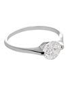 Sterling Silver 1.25ct Engagement Ring Cubic Zirco