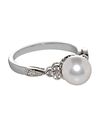 Pearl Ring Sterling Silver Ladies Jewelry