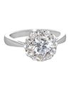 Sterling Silver 1.25ct Cubic Zirconia Engagement R