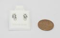 Scorpion Stud Earrings 925 Sterling Silver 10mm