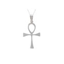 Sterling Silver Ankh Pendant Necklace