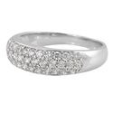 Womens CZ Ring .925 Sterling Silver Cubic Zirconia