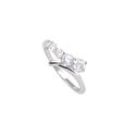 Journey Cubic Zirconia Ring .925 Sterling Silver C