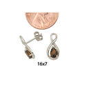 Diamond & Smoky Quartz Earrings (.01 cttw, I-J, I2