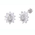 Guadalupe Screwback Stud Earrings Small .925 Sterl