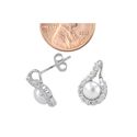 White Freshwater Pearl Sterling 925 Silver Earring