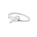 Journey Cubic Zirconia Ring .925 Sterling Silver C