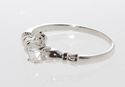 Sterling Silver Clear Cubic Zirconia Claddagh CZ B