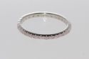 Pink CZ Eternity Band Ring Cubic Zirconia Stackabl