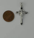 Cross Charm Religious Pendant Jesus Crucifix Sterl