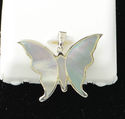 Butterfly Pendant with Shell Reversible Pendant .9