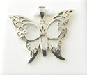 Butterfly Pendant with Shell Reversible Pendant .9