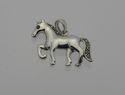 Horse Pendant Marcasite .925 Sterling Silver 22mm