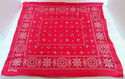 Vintage Red Squares Bandana Fast Color Trunk Up El