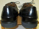 Rockport Mens 8 M Shoes Black Leather Wing Tip Lac