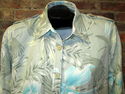 100% Silk Shirt Sz 12 Belted Diane Gilman Button U