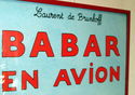 Laurant De Brunhoff BABAR EN AVION Poster Editions