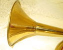 Vintage Brass Fox Hunt French Horn Holiday Door/Wa