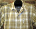 Columbia Mens Shirt L Logo Button Front Work Pen P