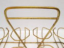 Retro Vintage Mid Century Wire 8 Drinking Glass Ca