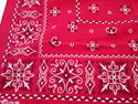 Vintage Red Squares Bandana Fast Color Trunk Up El