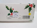 Set of 4 Mikasa Ribbon Holly 10.75" Christmas Dinn