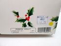 Set of 4 Mikasa Ribbon Holly 8.75" Rimmed Soup Bow