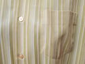 Vintage 1970s Mens Disco Shirt Slinky Skinny Polye