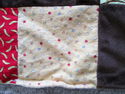 Baby Monkey Patchwork Textured Lovey Blanket w/Ban