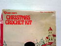 Vintage Christmas Snowman Crochet Doll Kit w/Hook 