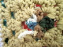 Vintage Handmade Crocheted Multi-Colored Granny Sq