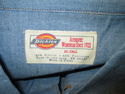 Men's XL Tall Dickies Western Shirt w/Pearl Snaps 