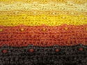 Handmade Crocheted Afghan/Blanket/Throw in shades 