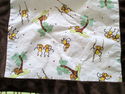 Baby Monkey Patchwork Textured Lovey Blanket w/Ban