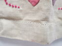 Vintage Linen Tea Towel Set/2 Dark Homespun Fabric