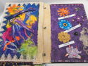 Mixed Media Fabric Art Collage Book "Imagine" Embe