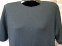 Womens Modest Black Dress XL Stretchy Acrylic Wool