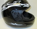 Full Face Dual Venting Snowmobile Helmet w/Black G