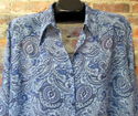 Venezia Sz 18/20 Soft Sheer Blue Paisley Polyester