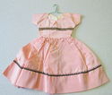 Vintage 1940s 50s Era Pink Taffetta Doll Dress on 