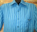 Men's Weekender Blue Shirt Sz M Casual Travel Camp